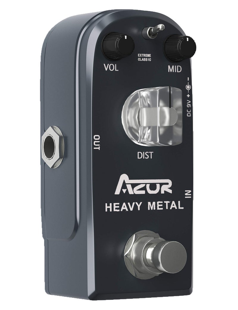 AZOR Heavy Metal Distortion Guitar Pedal 3 Modes Effect Controls for Electric Guitar True Bypass - Image 4